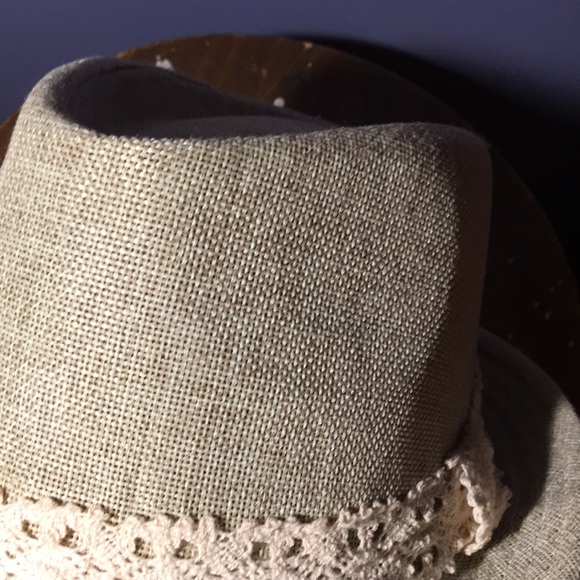 NWOT short brim Trilby OS lace headband - Picture 10 of 12
